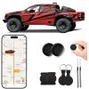 GPS Tracker for Vehicles, Hidden Tracking Devices for Cars, Wide-Area Location GPS Tracker for Kids, Dogs, Cats, No Subscription Required/No Monthly Fee/No SIM Card Required, 2 PackOnly Android view 1