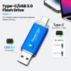 4GB 25Pcs Custom USB C Flash Drive Dual USB 3.0 Type C, Personalized 2 in 1 Memory Stick Bulk, Printing Your Logo & Text on Double-Sided Thumb Drives for Goverment/Office/School/Company/Photography view 4