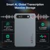 AI Noise Cancellation Voice Recorder - 64GB Memory, Transcribe & Summarize, 81 Languages Support - APP Control Audio Recorder for Lectures, Meetings, Calls view 2