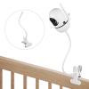 ASHATA Flexible Baby Camera Mount, Aluminum Alloy Clamp Holder with Adjustable Gooseneck, for 1/4 Inch Threaded Baby Monitors Like view 2