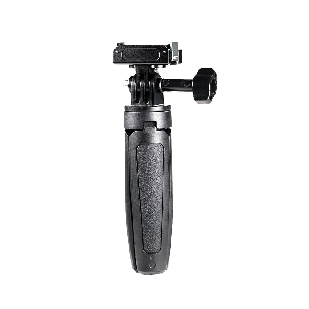 Tripod Selfie Stick with Universal Mount, Compatible with Action Cameras, Adjustable Handheld Stand for Shooting (180 Magnetic Gimbal)