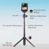 Tripod Selfie Stick with Universal Mount, Compatible with Action Cameras, Adjustable Handheld Stand for Shooting (180 Magnetic Gimbal) view 4