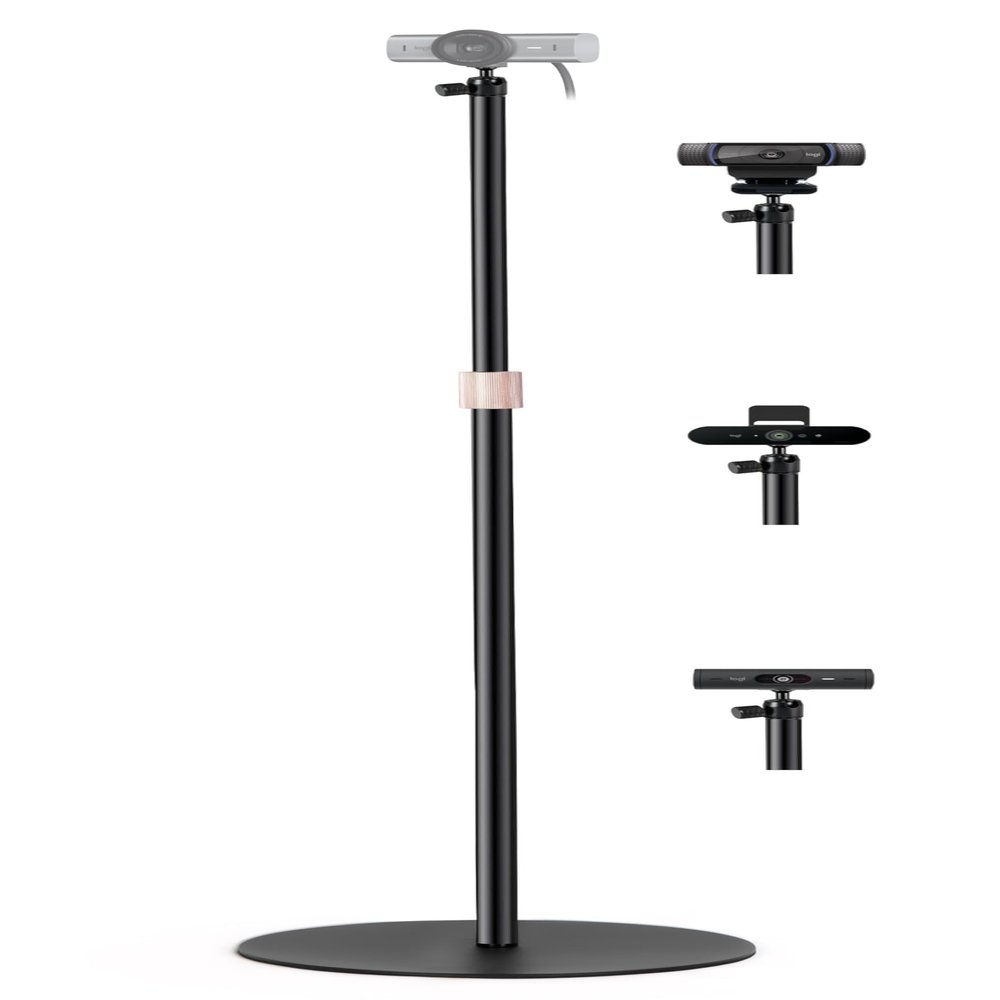 AceTaken 63'' Webcam Floor Stand Compatible with Logitech MX-Brio C920 C922 C930 C925e C615 StreamCam Brio 4K Webcams