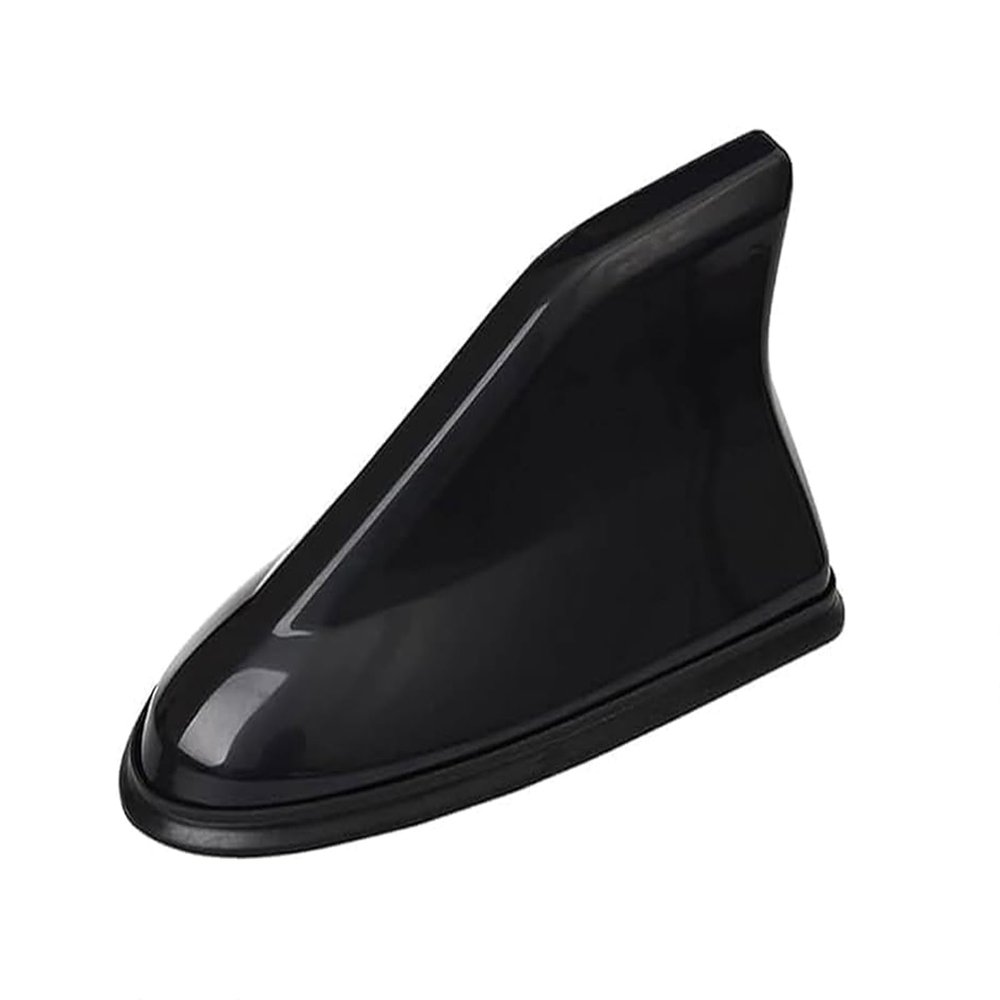 Car Shark Fin Aerial Antenna for CR-V WR-V ZR-V Pilot 2002-2025,Base Enhance Streamline Aerials Roof Enhanced Signal Amplifier Cover Toppers Decor,Black