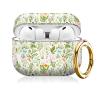 Compatible with AirPod Pro 3 (2025),Cute Case Cover for Women & Men, Full Protection Shockproof Hard Case with Keychain, Wireless Charging Case Accessories(Flowers Butterfly Plants) view 1