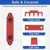 Bundle of 12V 250A Black & Red Bus Bar (4-Posts, M10, with Cover) & 12 Way Fuse Block Box view 4