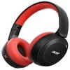 acer Kids Bluetooth Headphones, 85/94dB Volume Limiter, Foldable Wireless Over-Ear Headphones for iPad, Travel, 60H Playtime, Bluetooth 6.0, Built-in Mic, Black Red, OHR668 view 1