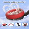 acer Kids Bluetooth Headphones, 85/94dB Volume Limiter, Foldable Wireless Over-Ear Headphones for iPad, Travel, 60H Playtime, Bluetooth 6.0, Built-in Mic, Black Red, OHR668 view 4