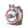 220V Single-Phase Contact Autocoupling TBB-500W 1 00W AC Power Supply 0-250V Adjustable Transformer 1Pcs(TBB-500W) view 1