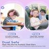acer Kids Bluetooth Headphones, 85/94dB Volume Limiter, Foldable Wireless Over-Ear Headphones for iPad, Travel, 60H Playtime, Bluetooth 6.0, Built-in Mic, Pink Purple view 2