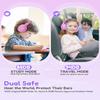 acer Kids Bluetooth Headphones, 85/94dB Volume Limiter, Foldable Wireless Over-Ear Headphones for iPad, Travel, 60H Playtime, Bluetooth 6.0, Built-in Mic, Pink, OHR668 view 2