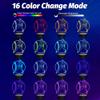 Attviolife Baseball Night Light, Baseball Gifts for Kids, 3D Optical Illusion Bedside LED Lamp with Remote Control & 16 Colors Changing & Timer, Teens Boys Men Sport Fan Christmas Birthday Presents view 3