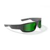 Lucyd Armor Smart Safety Glasses for Men & Women, TR90 Frame, Bluetooth Smart Safety Glasses with Light Adaptive Lenses, Open Ear Speakers & Microphone - ANSI Z87.1 - Green Mirror Polarized view 1