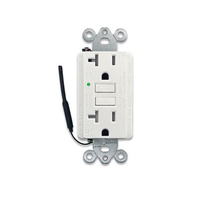 GFCI Wall Outlet WiFi 4K HD Camera | Small Nanny Cam for Home Security (Upward)
