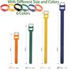 102 Pcs Cable Ties, 4+6+8+10 inch Reusable Multi-Colour Cable Ties Wire Ties Cord Organizer Cable Organizer Adjustable Cable Management for Cable Management view 3