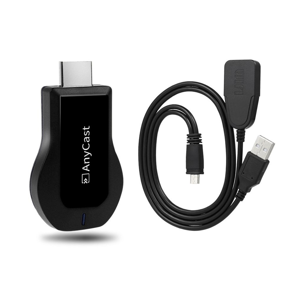Tomvorks Wireless Display Receiver Dongle WiFi Adapter Stick for Screen Mirroring 1080P HD Supports Miracast DLNA Plug Play iOS Phone Tablet to TV Projector