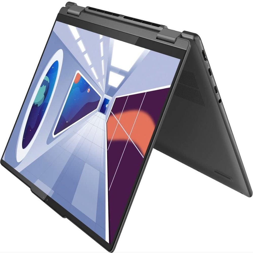 Lenovo Yoga 7 2-in-1 Laptop 16" WUXGA(1920x1200) IPS Touchscreen 8-Core AMD Ryzen 7 8840HS 16GB LPDDR5 2TB SSD AMD Radeon 780M Graphics Wi-Fi 6E Backlit Keyboard Fingerprint IR Camera Win11 Home