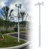 Camera Mount Pole for Outdoor Surveillance, Security Camera Pole Mount Arm and Post, Walkway/Garage Camera Stand Professional, Freestanding(White,5.5m (18ft)) view 1