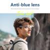 Dpofirs Bluetooth Glasses for Women & Men, Smart Glasses with Speaker & Mic, Blue Light Blocking Bluetooth Glasses, Voice Control, Handsfree Calls view 3
