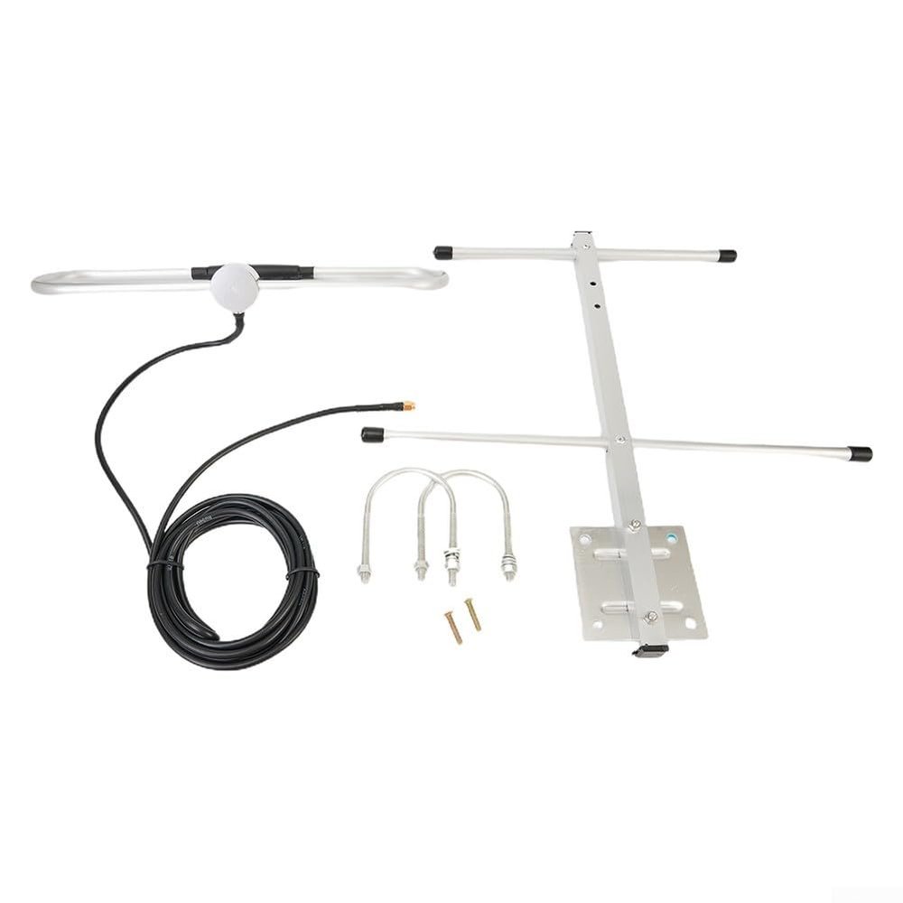 433MHz UHF Directional for Yagi Antenna 6dBi Gain with for SMA Male Connector and 3 Meter RG58 Cable for Outdoor Communications