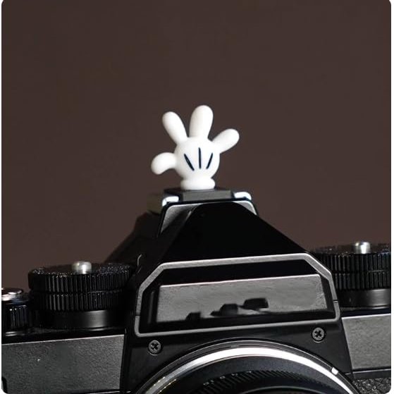 Creative Spherical Camera Hot Shoe Cover: Compatible with Flash hot Shoes and Ricoh Devices,(1PC) (Palm)