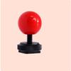 Creative Spherical Camera Hot Shoe Cover: Compatible with Flash hot Shoes and Ricoh Devices,(1PC) (Metallic Red Ball + Black Circular Base) view 1