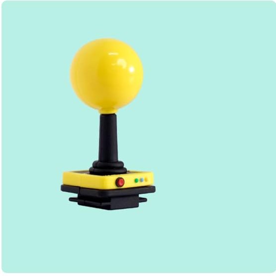 Creative Spherical Camera Hot Shoe Cover: Compatible with Flash hot Shoes and Ricoh Devices,(1PC) (Yellow Ball with Black Stem)