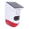 Luocute Solar Security Siren, 4 Modes Motion Sensor Alarm, 120db Sound Light, WiFi, Remote Control, 110 Detection Angle, 9-12m Range, IP67 Water Proof, USB Charging, Suitable for view 2