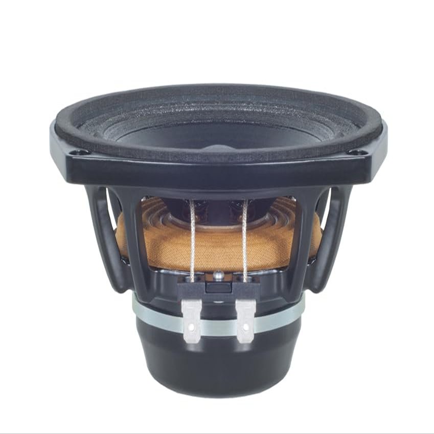 B&C Speakers 5MDN38 5-inch Mid Bass Midrange LF Drivers Woofer Cone WP Waterproof Front Side 1.5 in Aluminium Voice Coil 90 Wrms 180 Watts Peak 8 Ohm