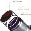 Diyeeni Magnetic Lens Filter Adapter Kit, 86 to 86mm Metal Convert Screw in Thread Filter to Magnetic Filters Adapter, Ultra Thin & Aluminum Alloy, Photography Accessories view 4