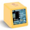 Bitcoins Miner, 1.54 Inch Smart Display Crypto Miner Lottery Mining Device, 1060 KH/s BTC Mining Machine with Desktop Clock Function (Yellow) view 1