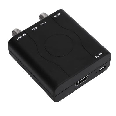 Ymiko HDM61 HD Multimedia to RF Modulator, PAL Control, 1080P Output, for Home TV Game Console, with F Female Connector