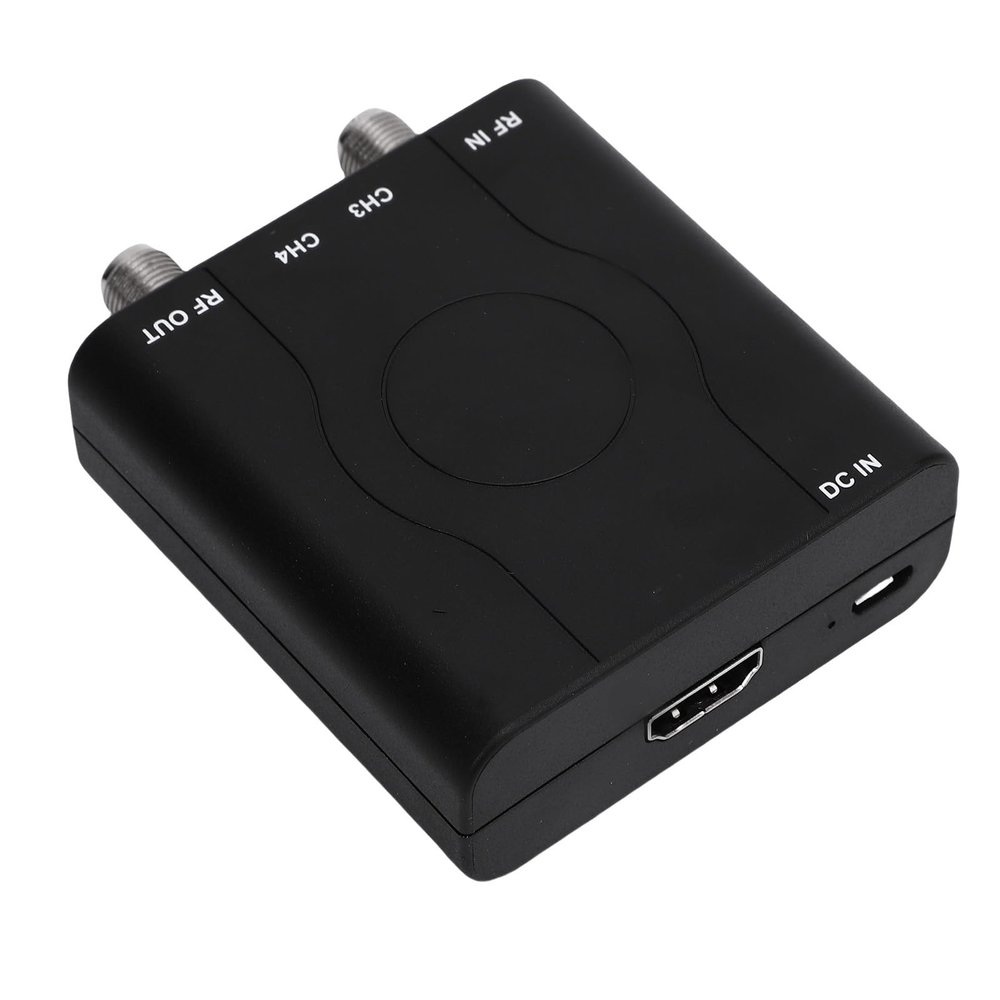 Ymiko HDM61 HD Multimedia to RF Modulator, PAL Control, 1080P Output, for Home TV Game Console, with F Female Connector