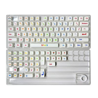113 Keys XDA Height Rainbow Color Large Letter Keycaps Compatibles Most Mechanical Keyboards Keycap Replacment Colorful Keycaps