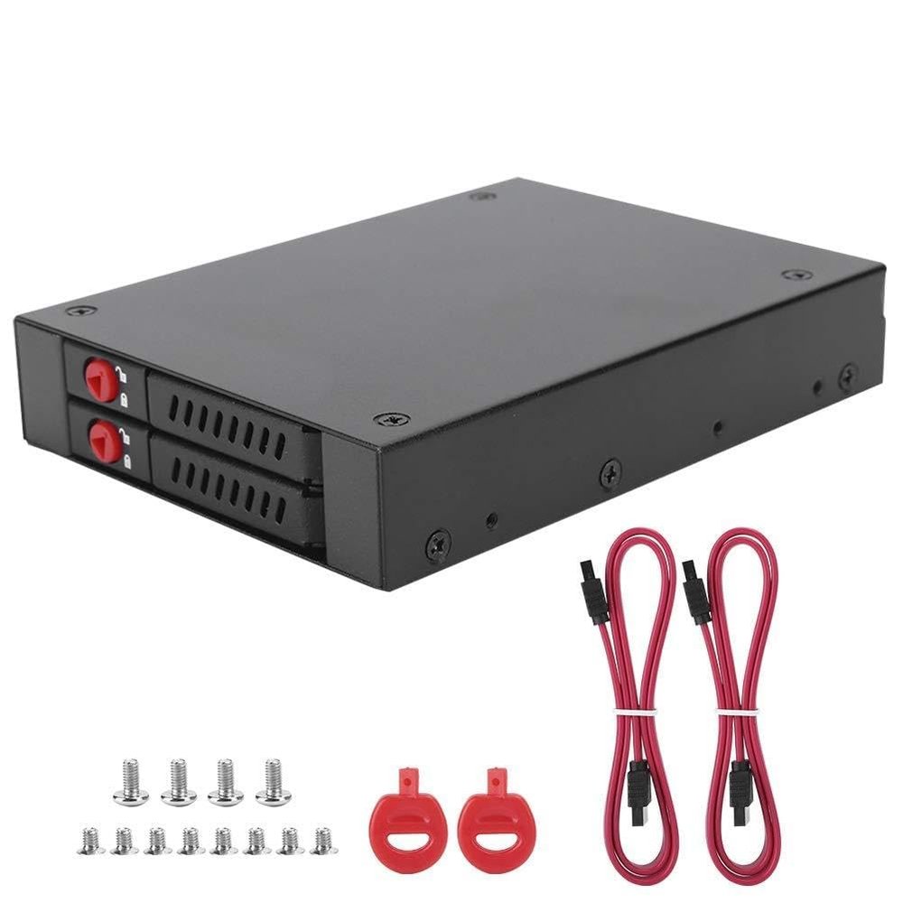 25. Inch Hard Disk , External Hard Drive Enclosure for SSD, Metal Construction with Heat Emission Holes, Speed 6Gbps Data Transfer, Compatible with 35. Inch Floppy Drive