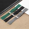 Arc Mouth Silicone Watch Strap For Iwc Portofino Pilot's Watches Pin Buckle(Gray s1,22mm) view 3