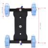 Tyenaza Mini Desktop 10KG Load Rail Roller Track Slider Dolly Skater Car, for DSLR Camera Camcorder view 4