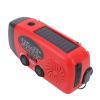Ymiko Solar Radio Emergency Crank Weather Radio with Solar Power, Hand Crank, and LED Flashlight, Stay Prepared for Winds and Tornadoes (6000mah) view 4