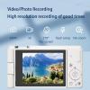 CHEOTIME Digital Camera, 80MP 5K Video Compact Camera 2.8 Inch 270 Flip Screen 18X Zoom Vlogging Camera for Boys Girls Kids Travel Photography Beginners Recording (White) view 2