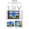 CHEOTIME Digital Camera, 80MP 5K Video Compact Camera 2.8 Inch 270 Flip Screen 18X Zoom Vlogging Camera for Boys Girls Kids Travel Photography Beginners Recording (White) view 3