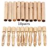10Pairs 2mm Banana Plugs Adapter Gold Plated Bullet Connector view 2