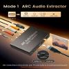 HDMI ARC Audio Extractor DAC Audio Converter 192KHz Digital to Analog Converter for PS3 PS4 HDTV DVD Home Cinema Systems, HDMI ARC/Optical/Coaxial Input, SPDIF/Optical/RCA/3.5mm Stereo Output view 3