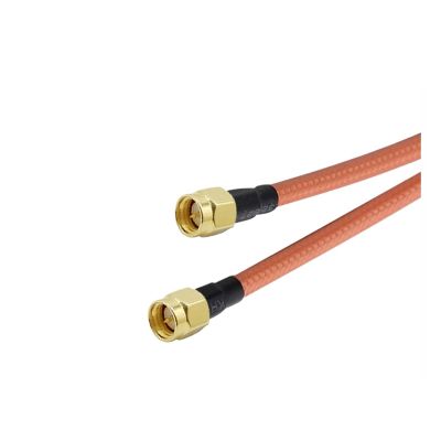 BAISULI 1PC Coaxial RG400 Double Shielded Cable Pigtail SMA Male to SMA Male Plugs Low Loss 50 Ohm Coaxial Cable Jumper(SMA M to SMA M,10Meter)
