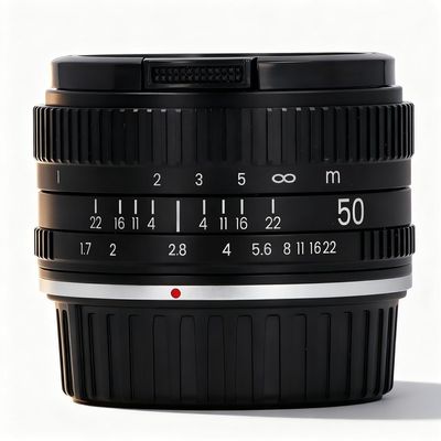 50mm F1.7 Large Aperture Manual Focus Lens, Full Frame Portrait Lens for DSLR Mirrorless - Excellent Bokeh, Compact and Portable, Ideal for Portrait Photography