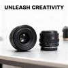 50mm F1.7 Large Aperture Manual Focus Lens, Full Frame Portrait Lens for DSLR Mirrorless - Excellent Bokeh, Compact and Portable, Ideal for Portrait Photography view 4