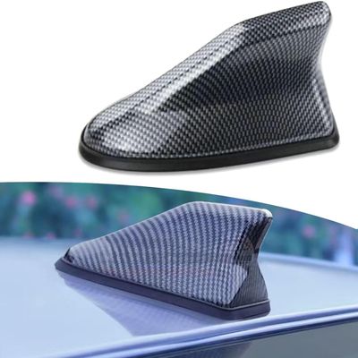 Shark fin Antenna Car Shark Fin Aerial Antenna for Corrado Coupe 1987-1995, ABS Material Fin Roof Aerial Auto Radio Aerials Signal with Adhesive Base(Carbon Fibre Look/D)