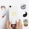 105PCS Cat Stickers - 32 Cute Kawaii& 42 Starry Sky & 31 Funny Cat Meme Designs | Waterproof Vinyl for Laptop, Phone, Guitar, Water Bottles | DIY Decor for Hydro Flasks, Tablets view 3