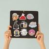 105PCS Cat Stickers - 32 Cute Kawaii& 42 Starry Sky & 31 Funny Cat Meme Designs | Waterproof Vinyl for Laptop, Phone, Guitar, Water Bottles | DIY Decor for Hydro Flasks, Tablets view 4