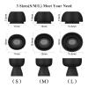 3 Pairs Replacement Ear Tips for Airpods Pro 2nd and Airpods Pro Generation with Cleaner Kit, Portable Storage Box, Noise Reduction Hole & Built-in Dust Guard Screen, Silicone Ear Tips for Airpods Pro view 3