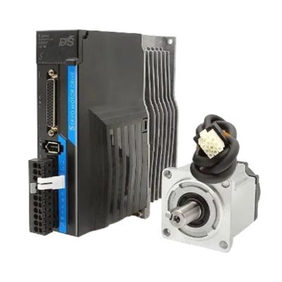1PCS AC Servo Motor 200W 400W 600W with Drive Kit 3000rpm 60 Flange Driver RS485 + 17-bit Magnetic Encoder + 3m Encoder Cable CNC(ONLY Drive PS100)